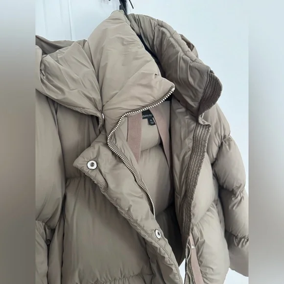 NWOT Banana Republic Short Puffer Jacket Down filled - Picture 4 of 6